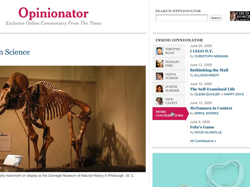 Screenshot of selected work.